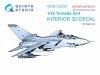 Quinta Studio QDS+32228 Tornado Gr.4 3D-Printed & coloured Interior on decal paper (Italeri) (Small version) (with 3D-printed resin parts) 1/32